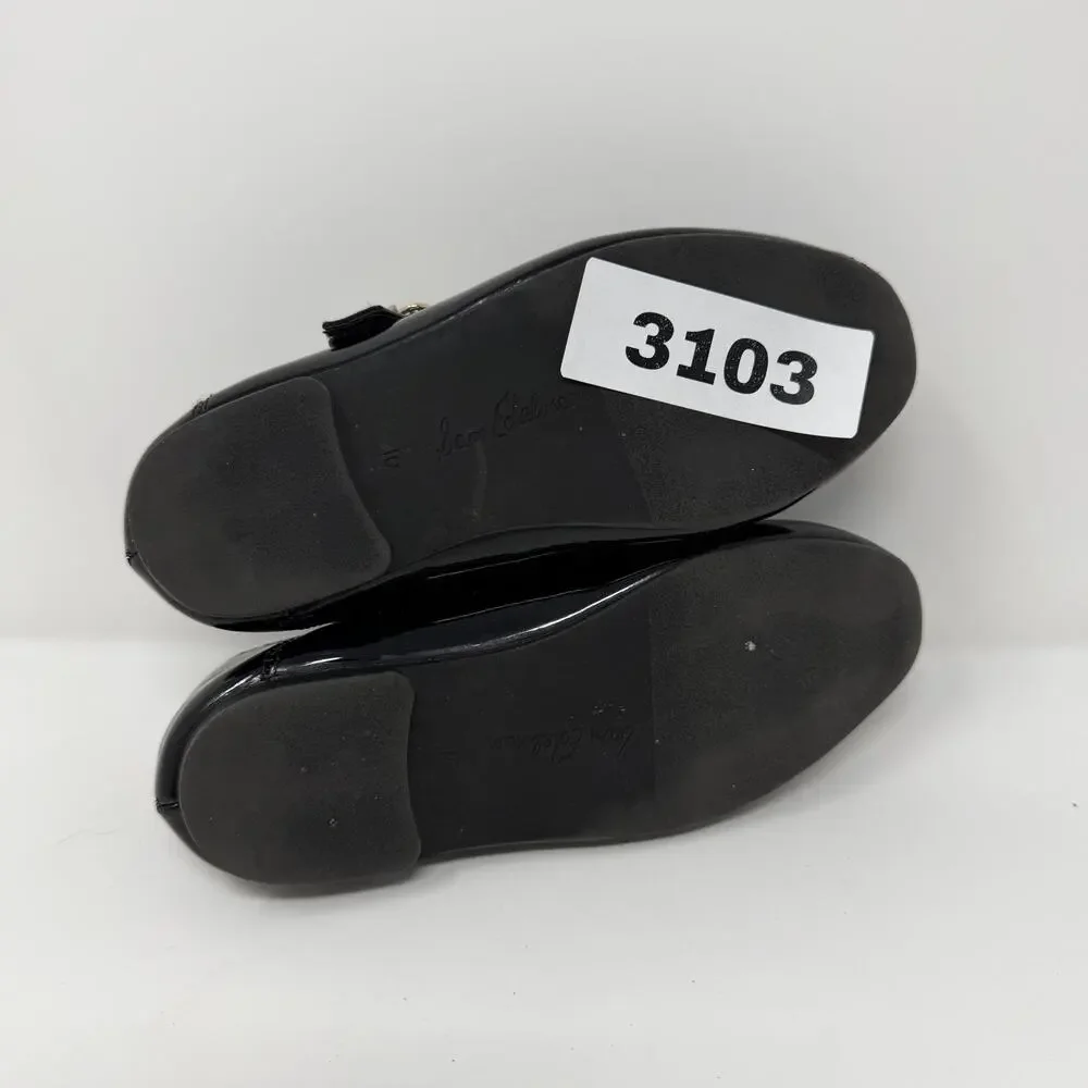 Sam Edelman Girls Black Patent Mary Jane Flats Size 10